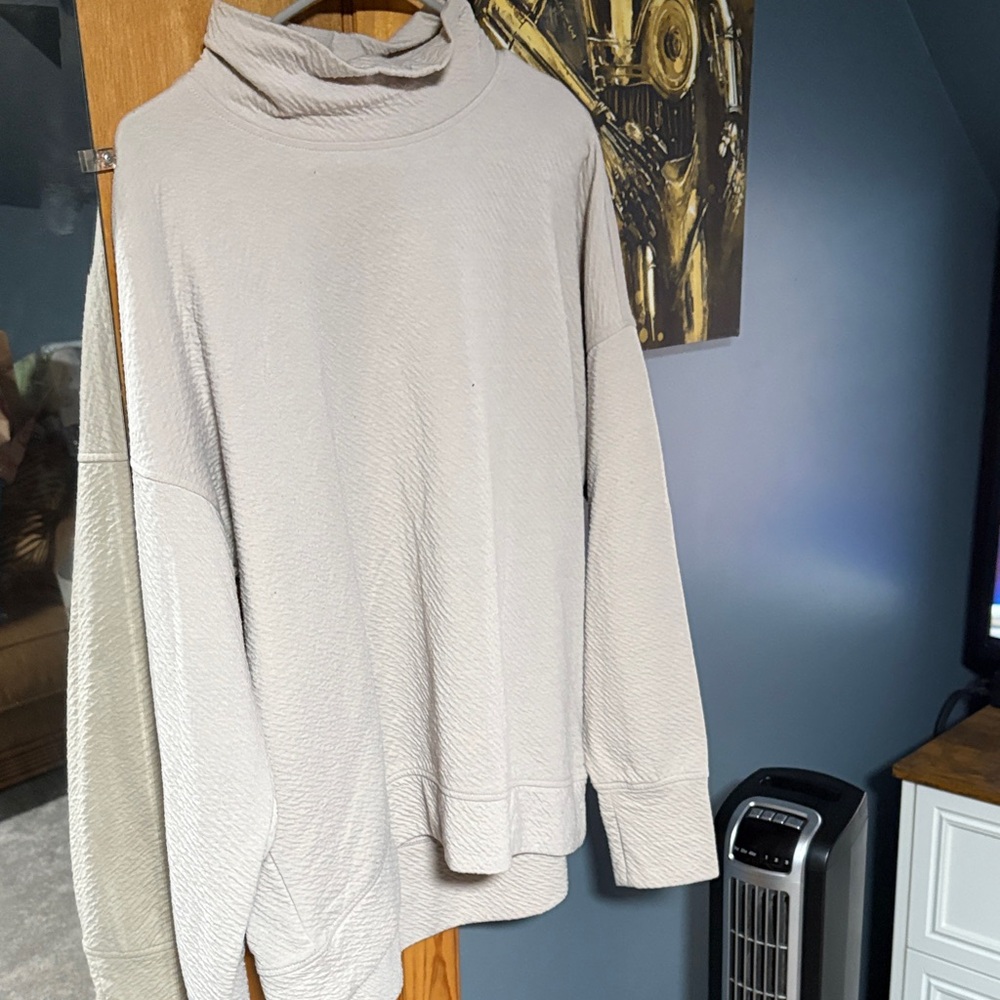 RBX Women's Cream Turtleneck Sweater
